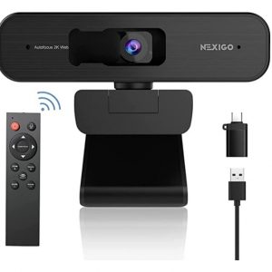 "NexiGo N940P 2K Zoomable Webcam" with Remote