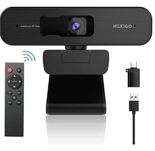 "NexiGo N940P 2K Zoomable Webcam" with Remote