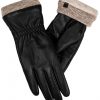 "Sheepskin Leather Gloves For Women"