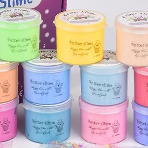 "WANIBALUO 12 Pack Butter Slime Kit" asmr slime