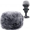 "Microphone Furry Windscreen Muff" with microphone