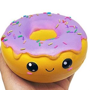 "Slow Rising Donut Squishy Toy" for ASMR and stress relief