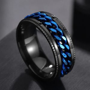 "Anxiety Fidget Ring for Men"