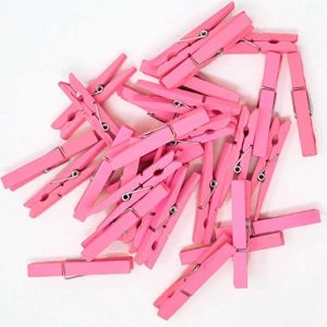 "Pink Craft Wood Clothespins" Used by ASMR KittyKlaw